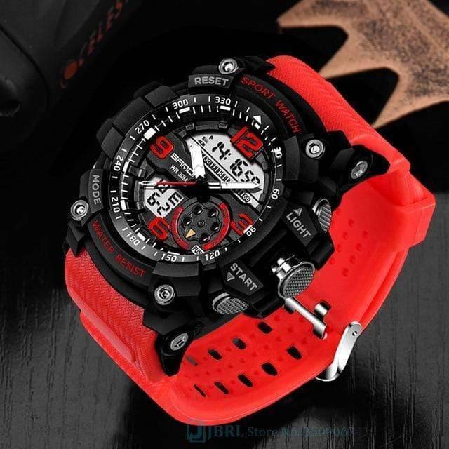 Men's Durable Outdoor Sport Dual Display Watch