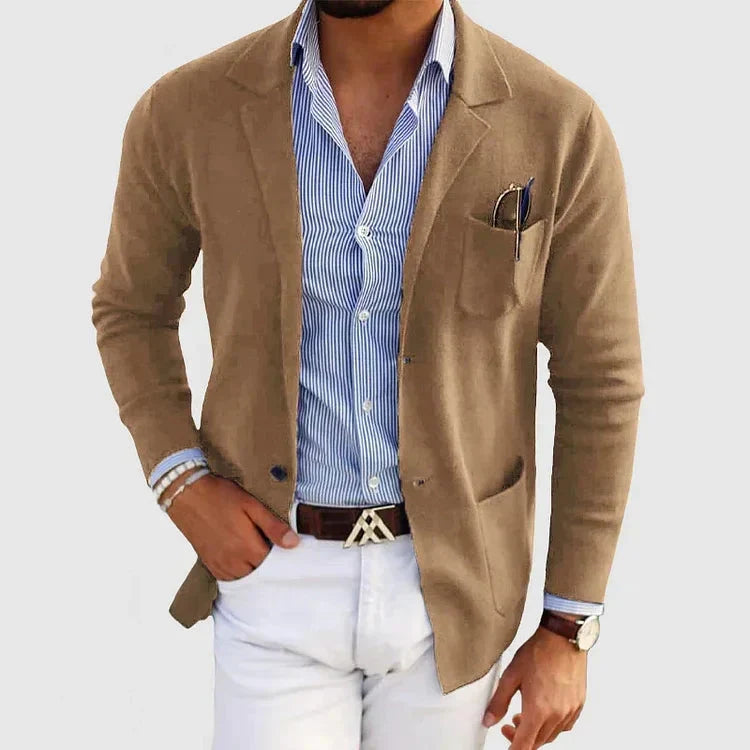 Men's Elegant Blazer - Comfort and Style for All Occasions