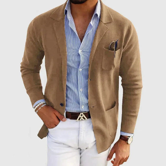 Men's Elegant Blazer - Comfort and Style for All Occasions