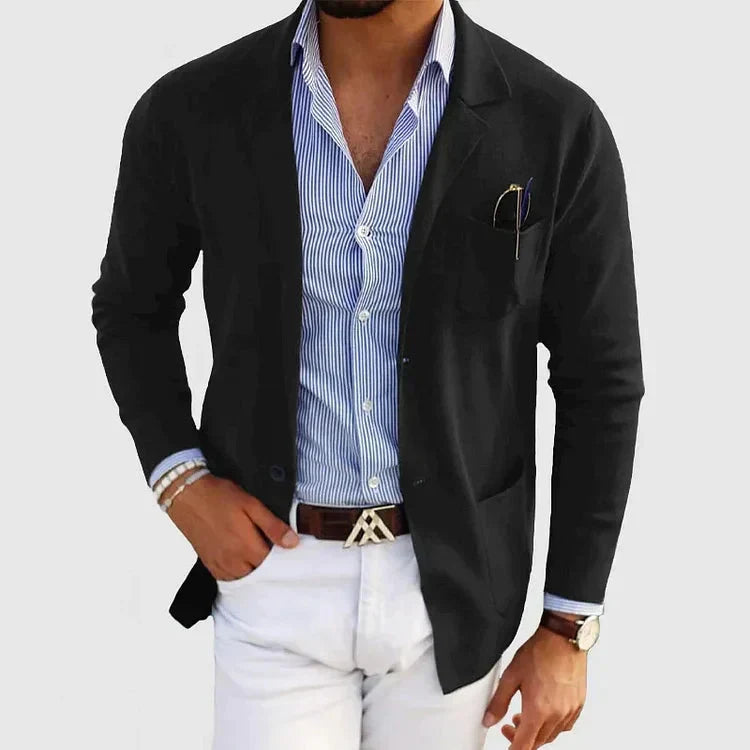 Men's Elegant Blazer - Comfort and Style for All Occasions