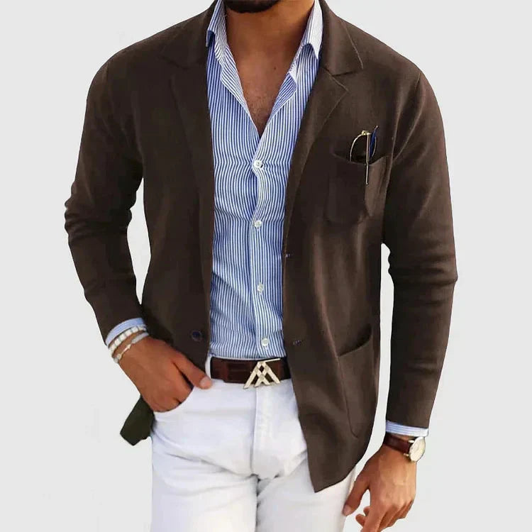Men's Elegant Blazer - Comfort and Style for All Occasions