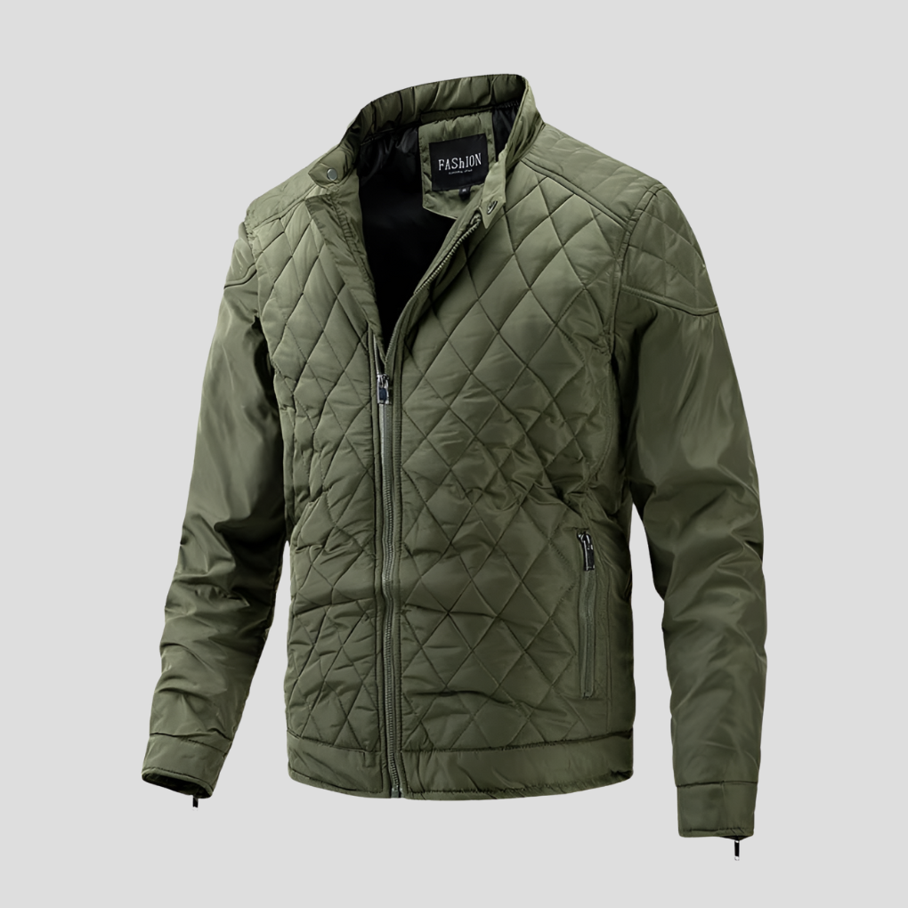 Men's Elegant Quilted Transitional Jacket
