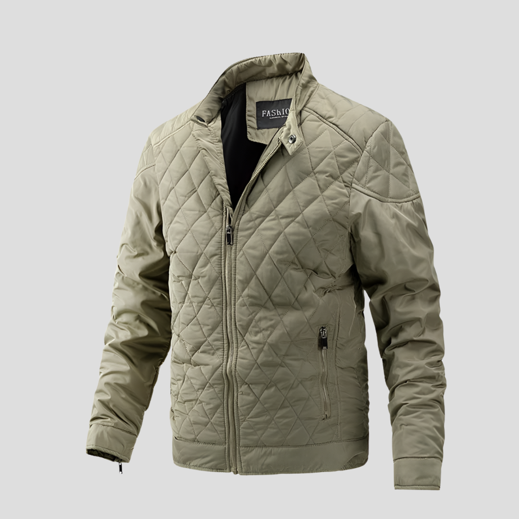 Men's Elegant Quilted Transitional Jacket
