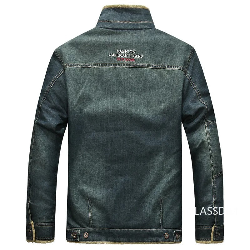 Men's Fleece-Lined Denim Jacket