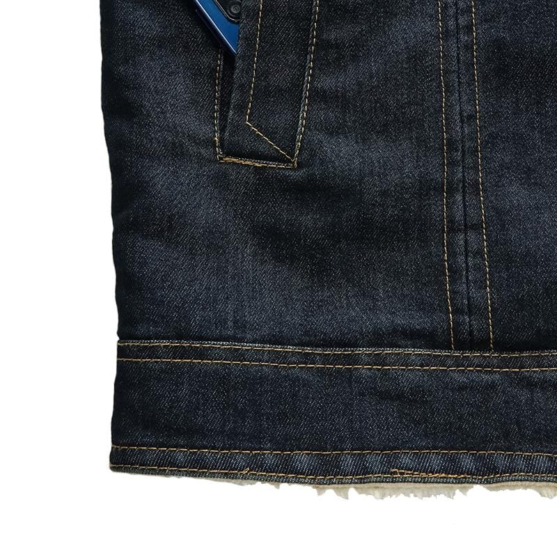 Men's Fleece-Lined Denim Jacket