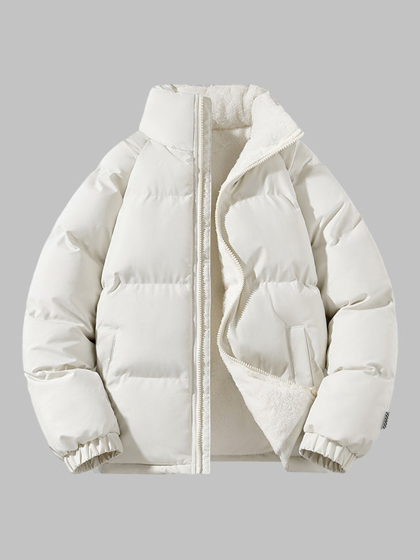 Men's Fleece-Lined Padded Puffer Jacket