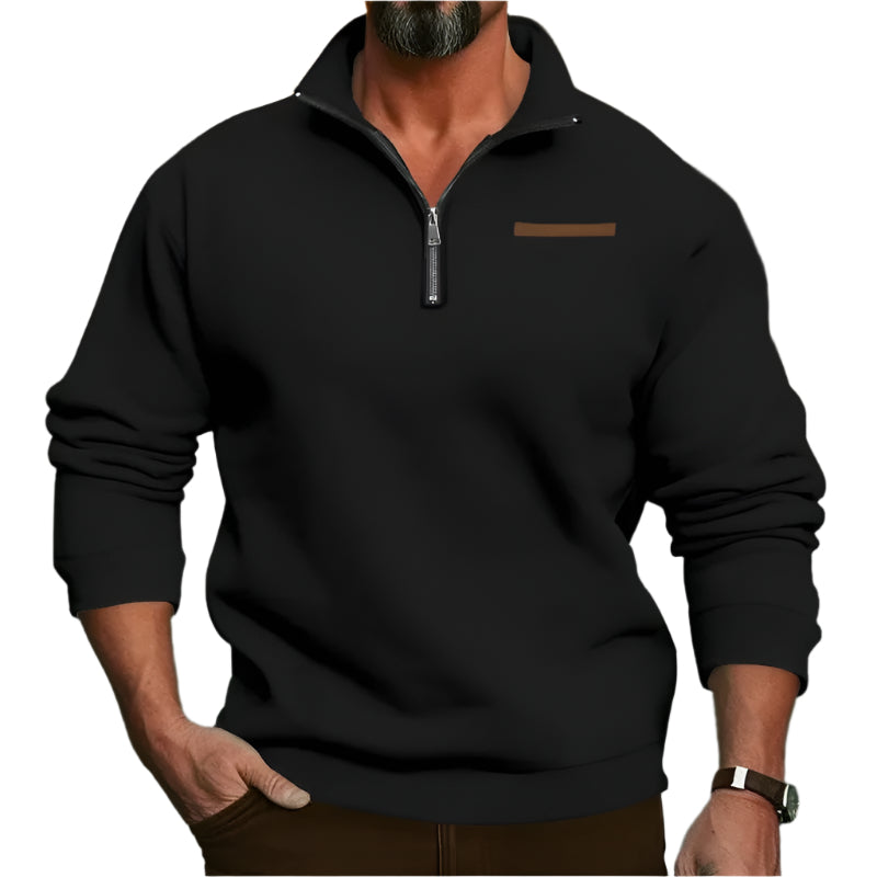 Men's Half-Zip Sweater for Comfort and Style