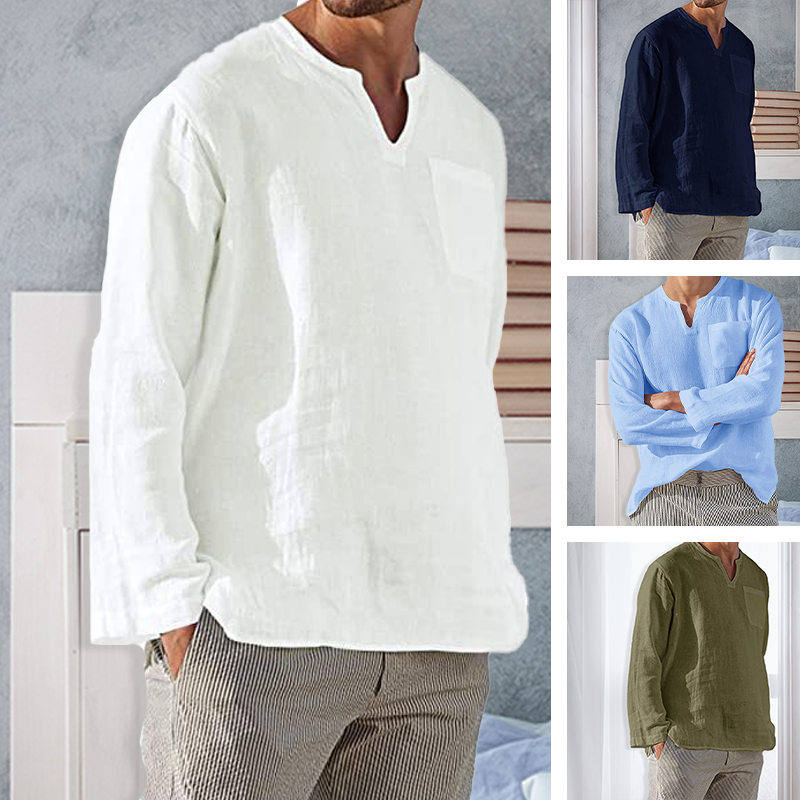 Men's Long Sleeve Shirt - Slim Fit