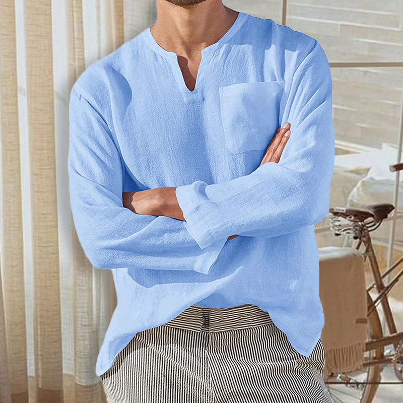 Men's Long Sleeve Shirt - Slim Fit