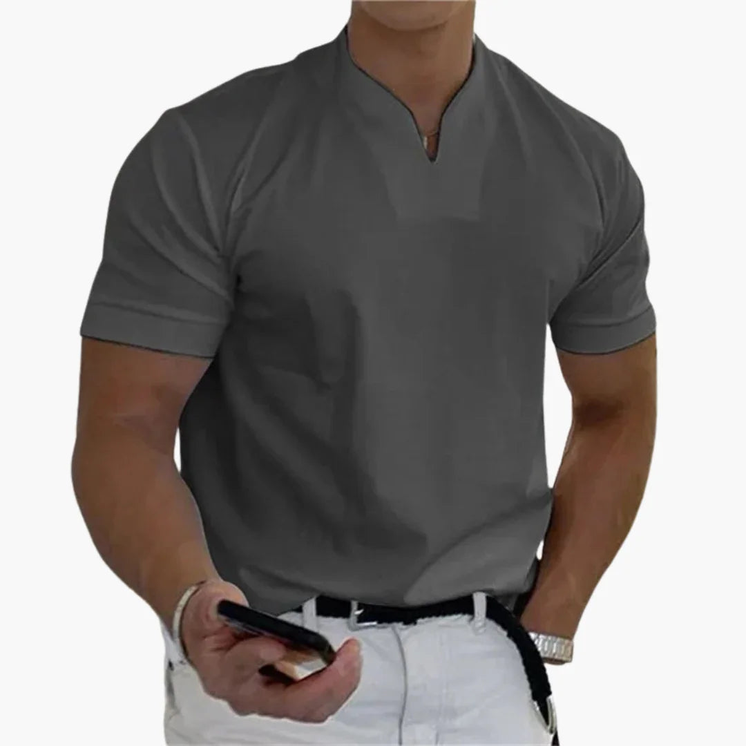 Men's Mandarin Collar Shirt