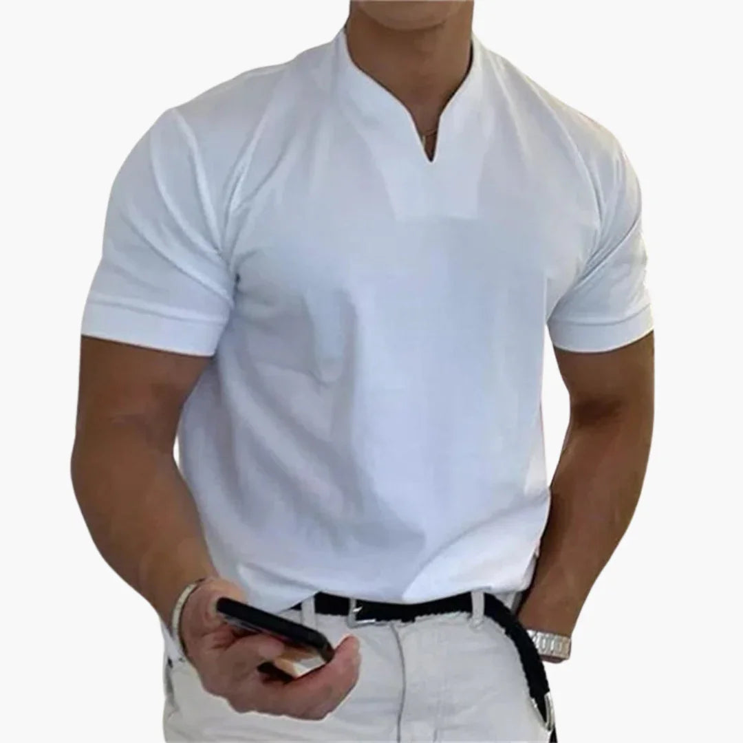 Men's Mandarin Collar Shirt