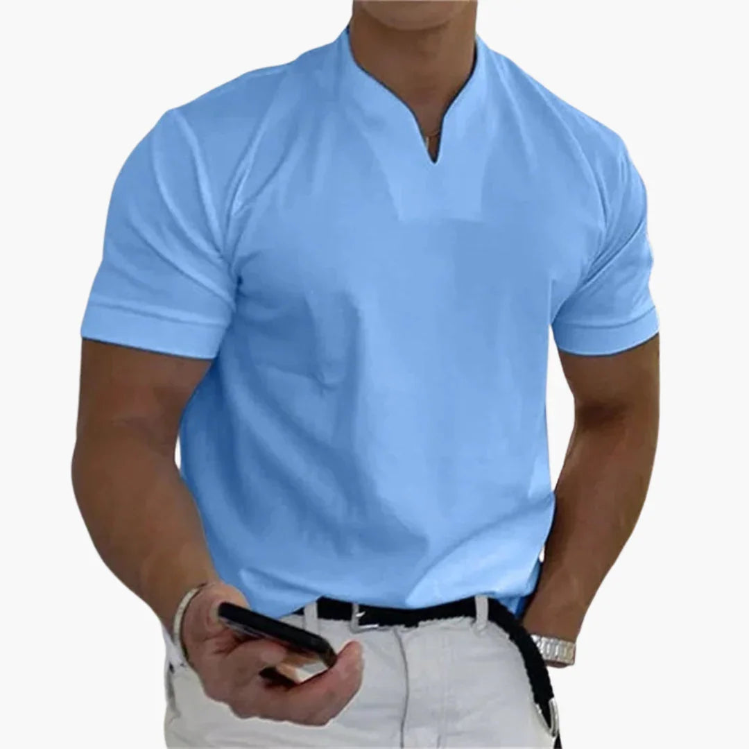 Men's Mandarin Collar Shirt