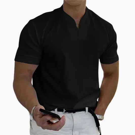 Men's Mandarin Collar Shirt