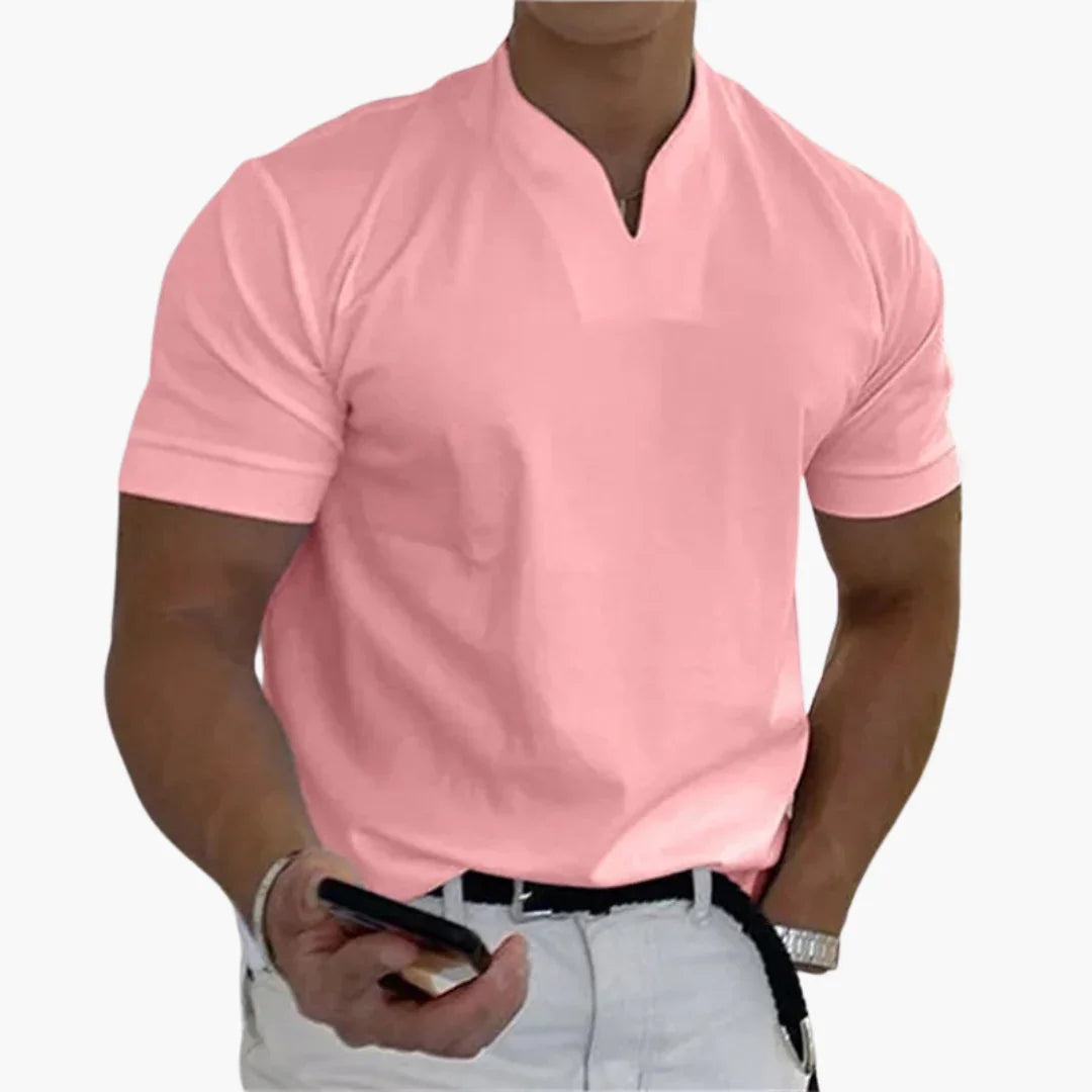 Men's Mandarin Collar Shirt