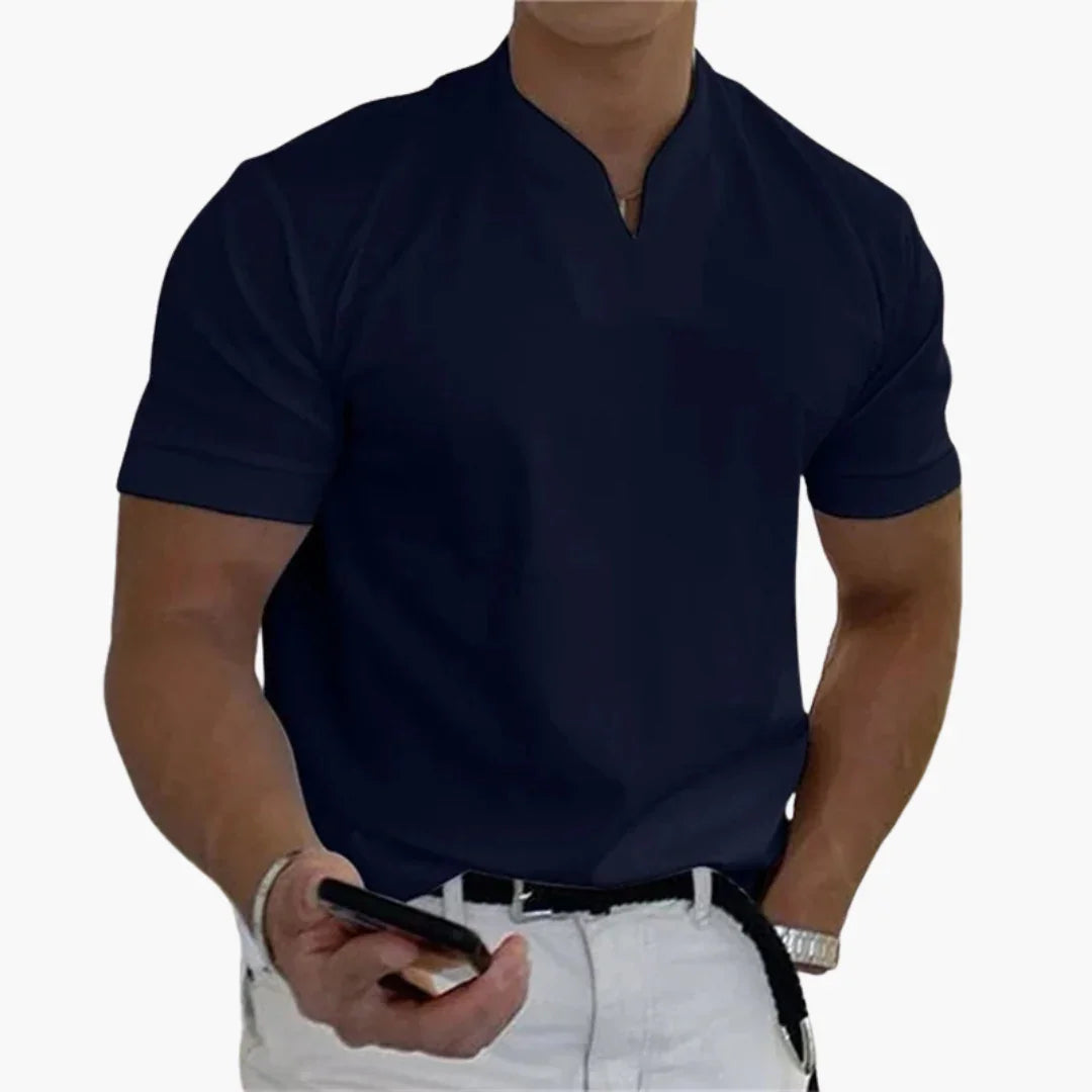 Men's Mandarin Collar Shirt