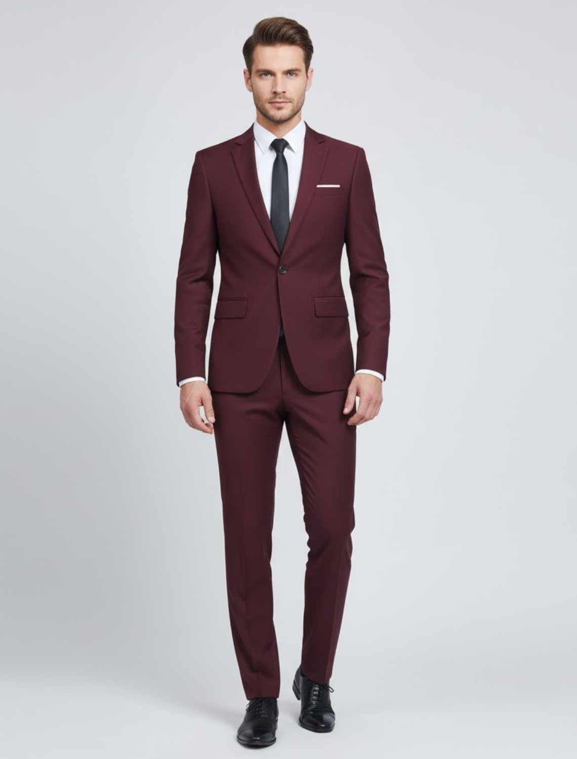 Men's Modern Fit Two-Piece Suit Set