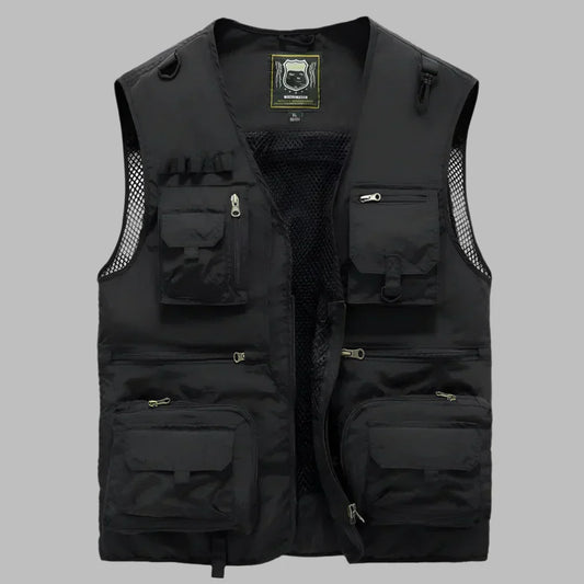 Men's Multi-Pocket Outdoor Explorer Vest - Functional & Durable