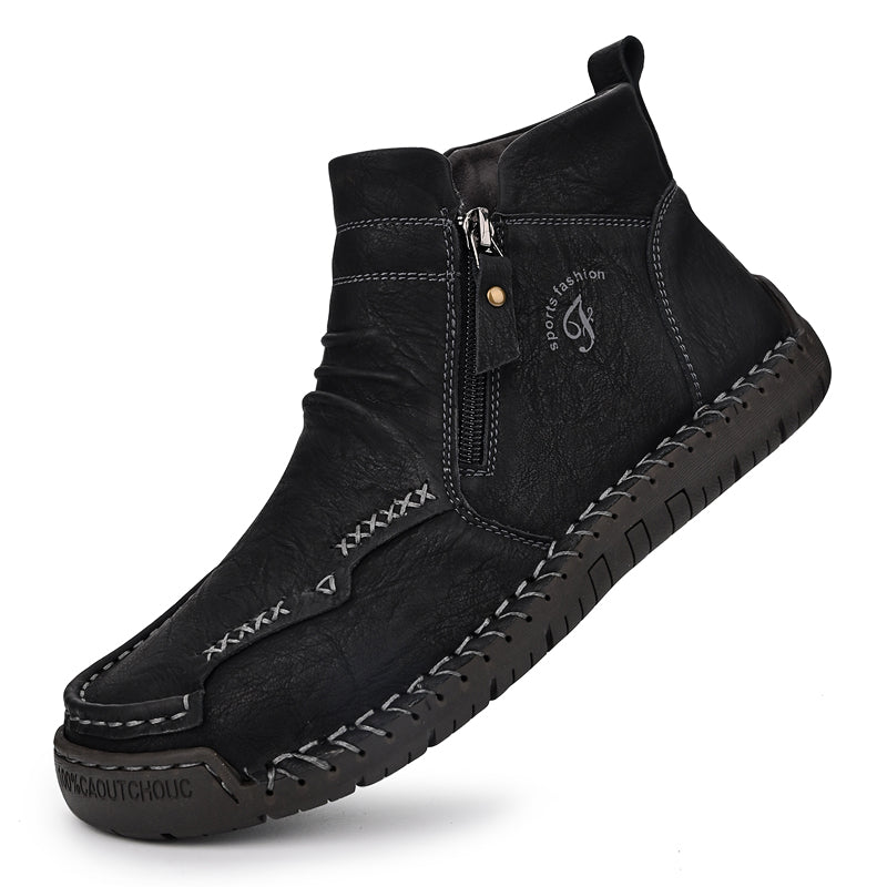 Men's Orthopedic Outdoor Zipper Boots
