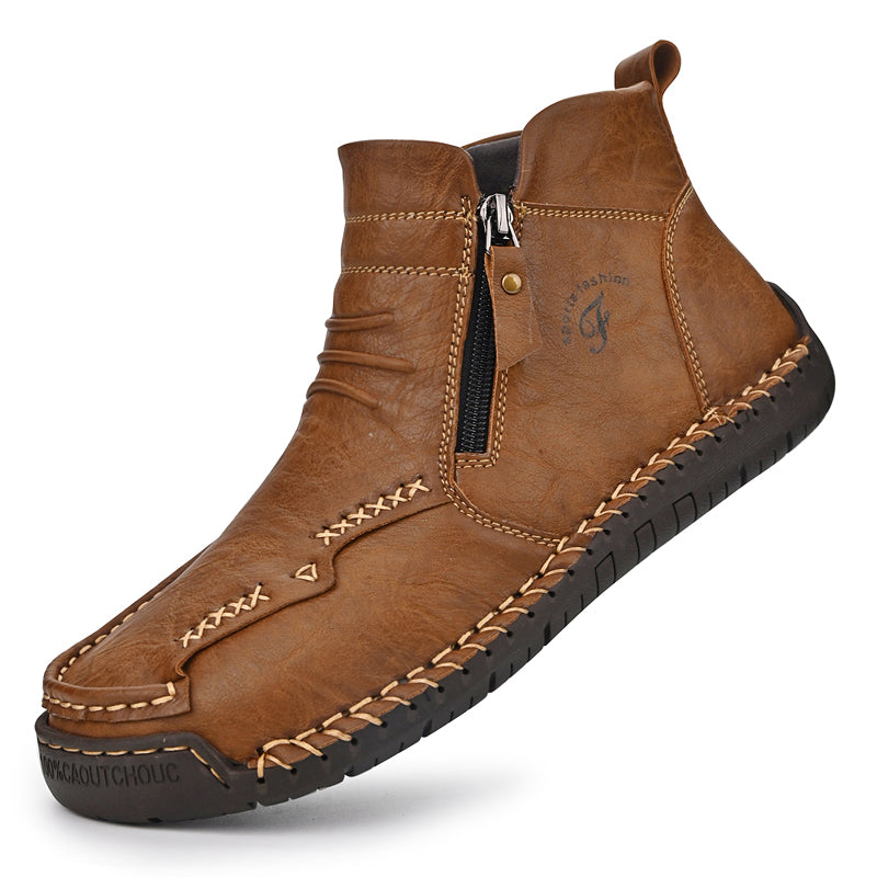 Men's Orthopedic Outdoor Zipper Boots