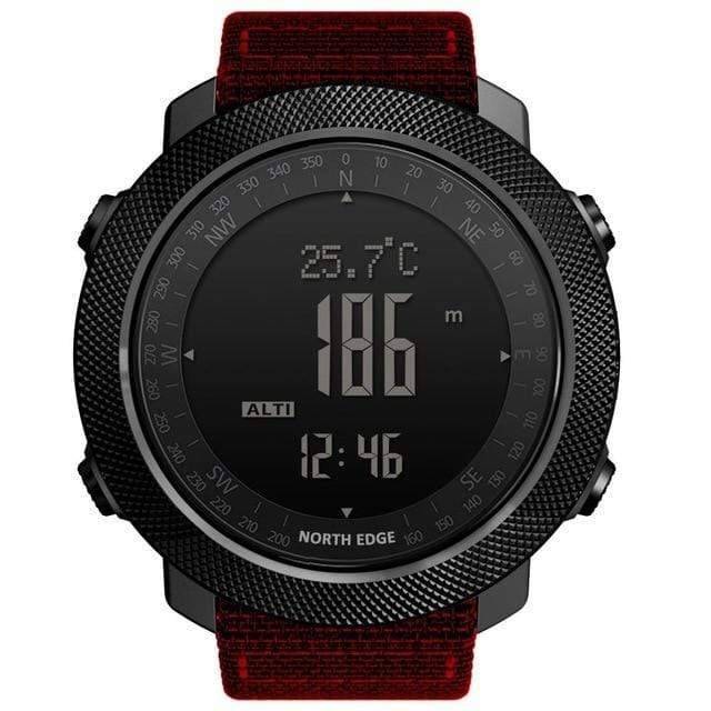 Men's Outdoor Altimeter Digital Compass Watch