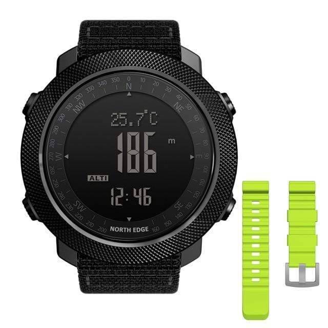 Men's Outdoor Altimeter Digital Compass Watch