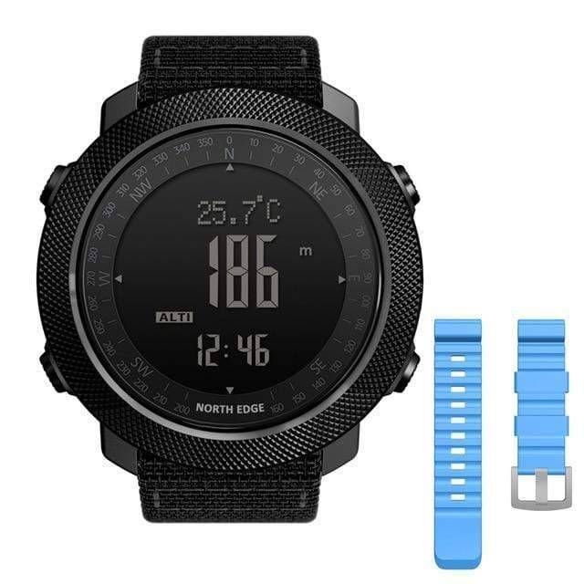 Men's Outdoor Altimeter Digital Compass Watch