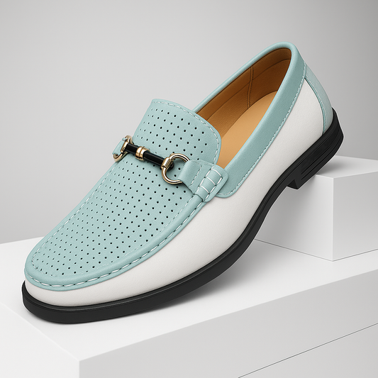 Men's Perforated Bit Loafers