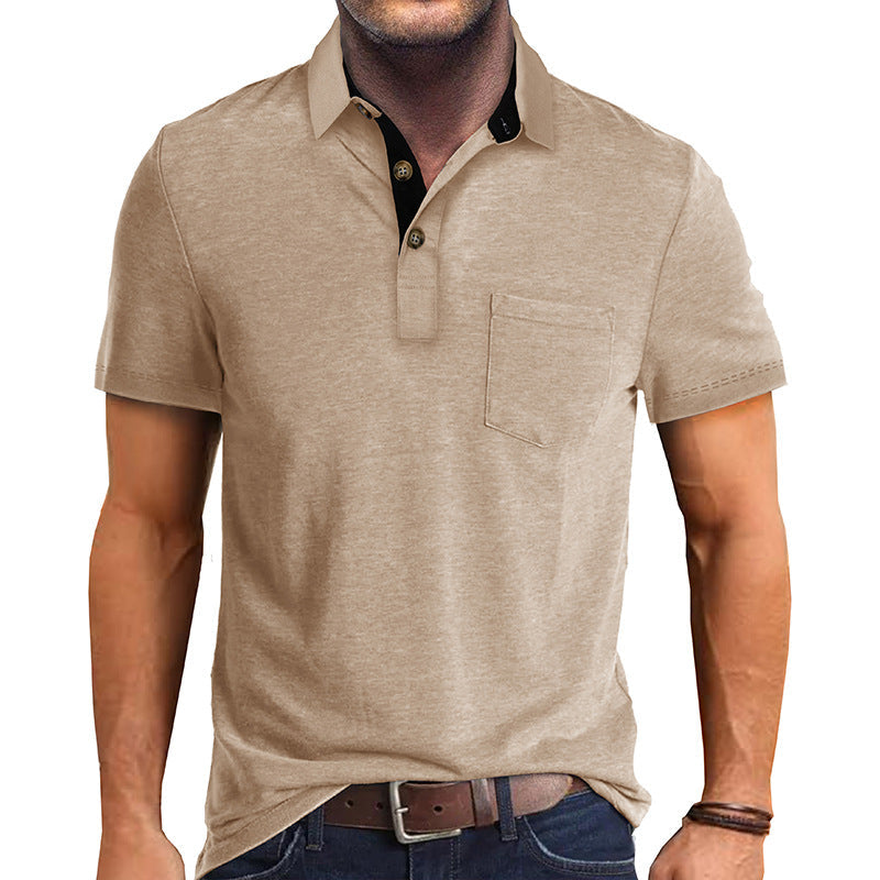 Men's Polo Shirt Modern Polo Collar Stylish