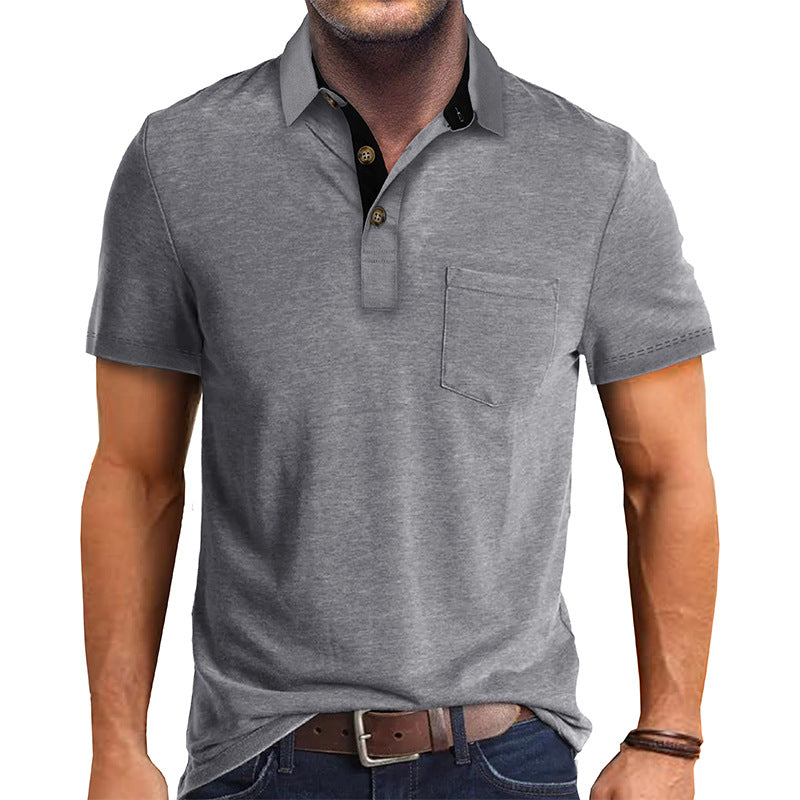 Men's Polo Shirt Modern Polo Collar Stylish