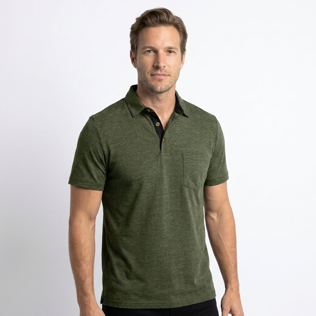 Men's Polo Shirt Modern Polo Collar Stylish