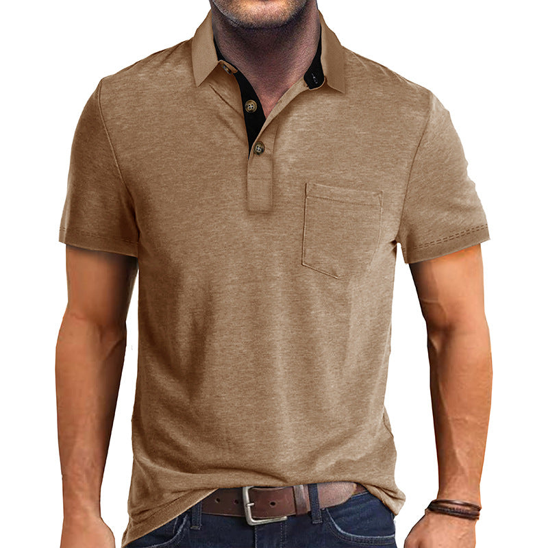 Men's Polo Shirt Modern Polo Collar Stylish
