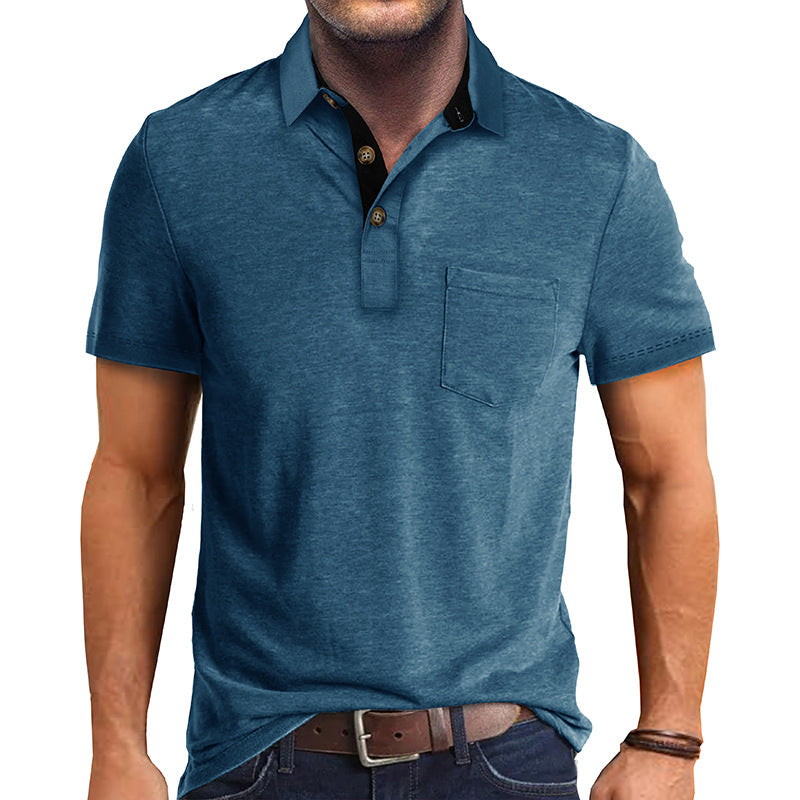 Men's Polo Shirt Modern Polo Collar Stylish