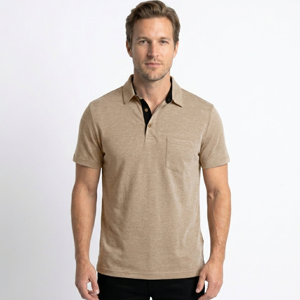 Men's Polo Shirt Modern Polo Collar Stylish