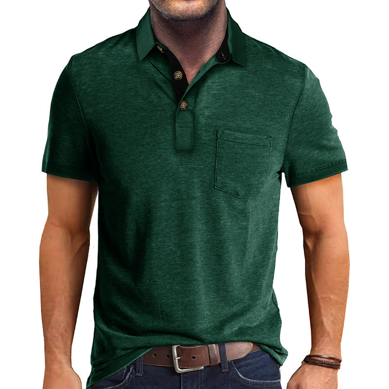 Men's Polo Shirt Modern Polo Collar Stylish