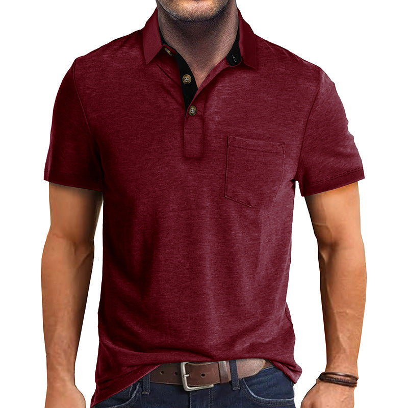 Men's Polo Shirt Modern Polo Collar Stylish