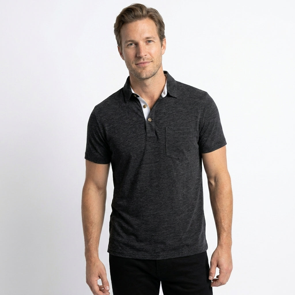 Men's Polo Shirt Modern Polo Collar Stylish