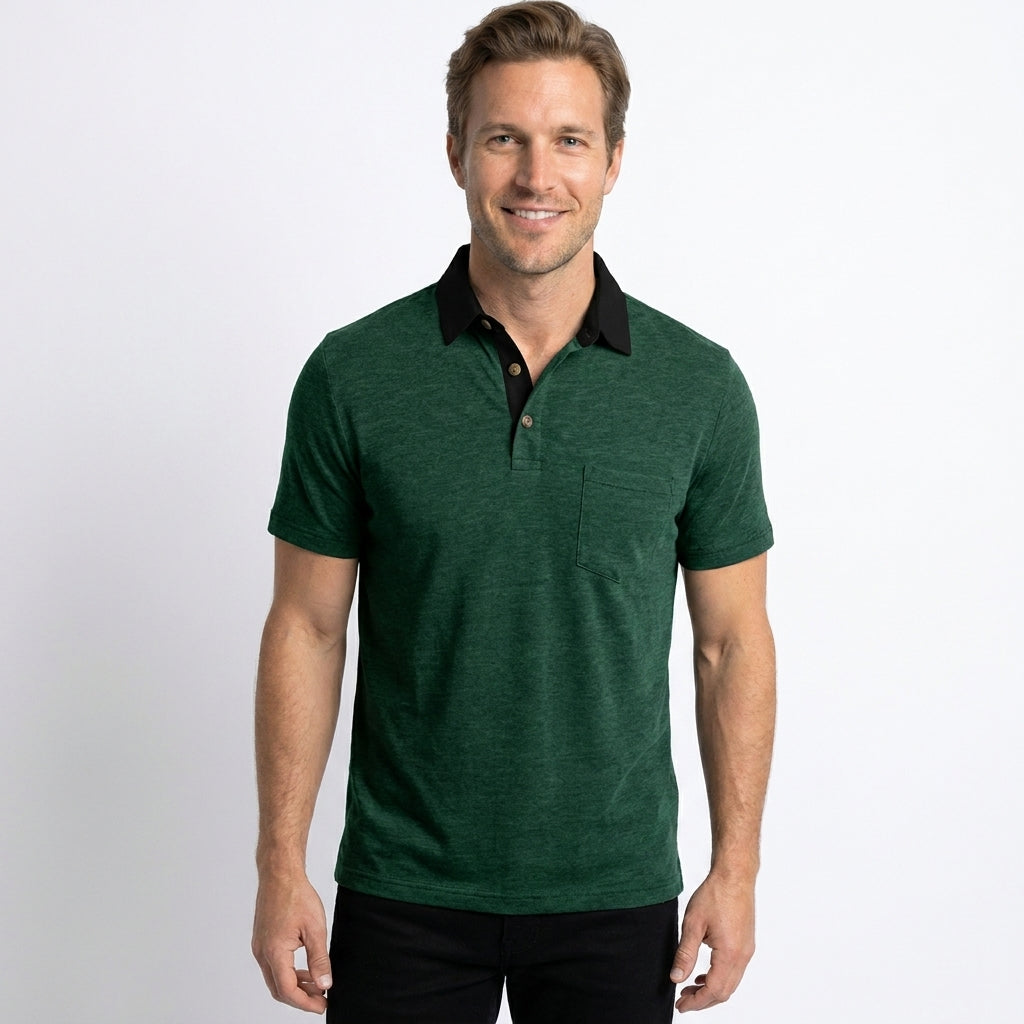 Men's Polo Shirt Modern Polo Collar Stylish