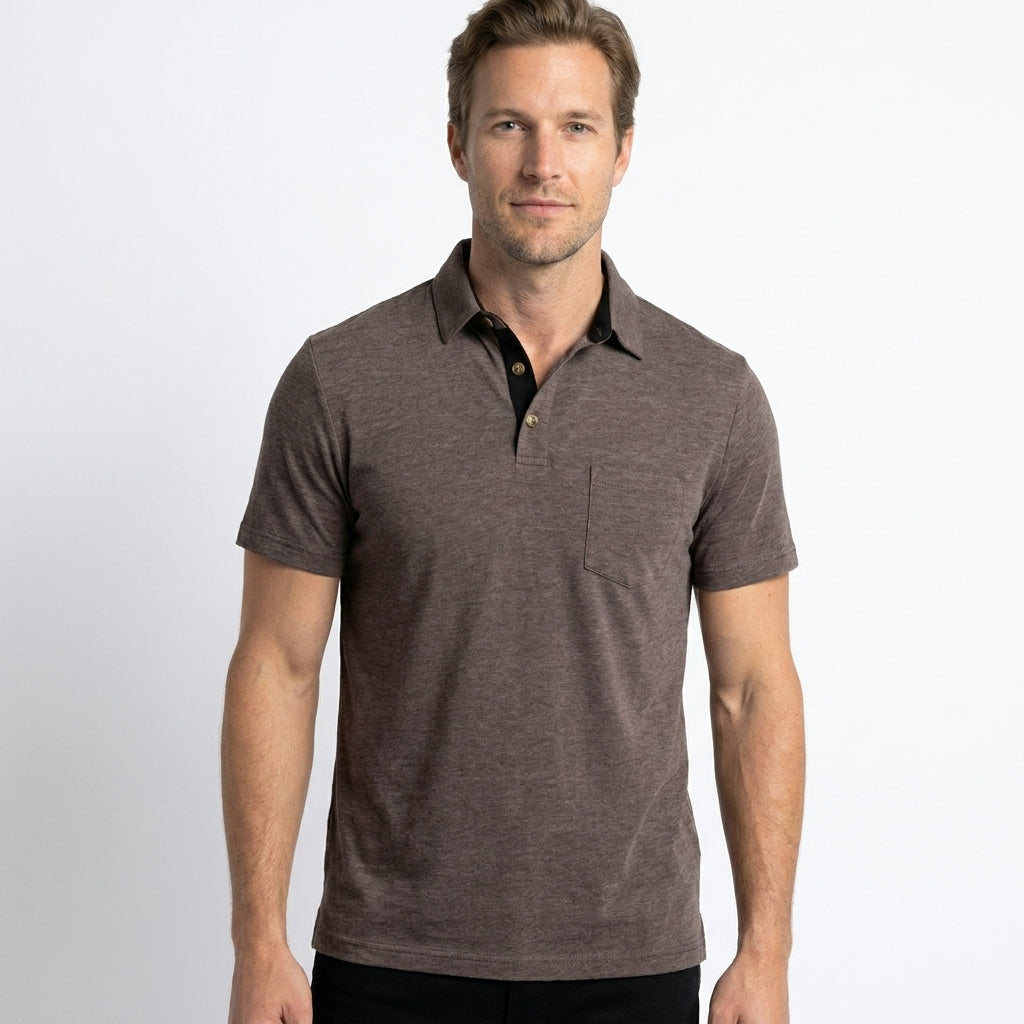 Men's Polo Shirt Modern Polo Collar Stylish