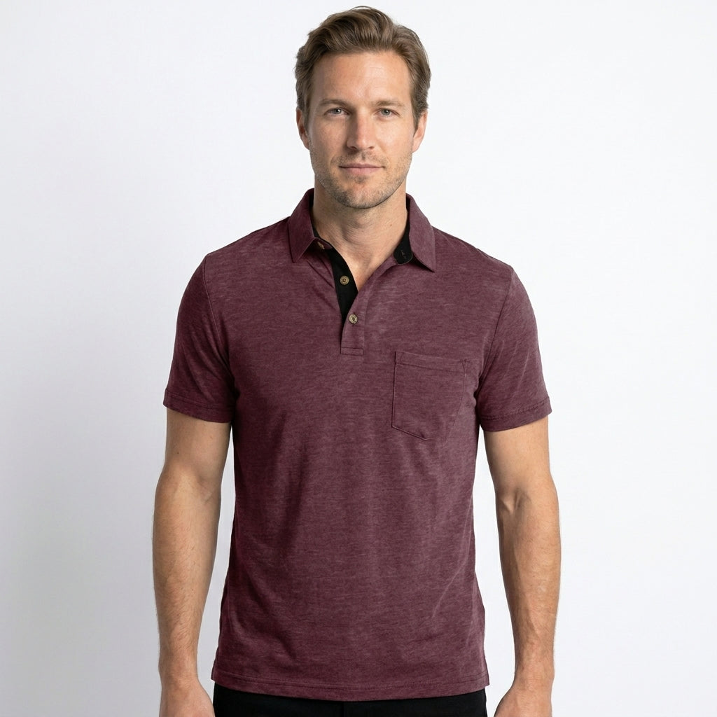 Men's Polo Shirt Modern Polo Collar Stylish