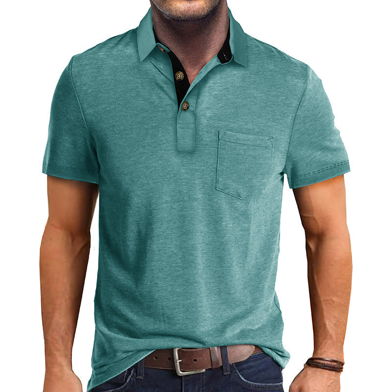 Men's Polo Shirt Modern Polo Collar Stylish