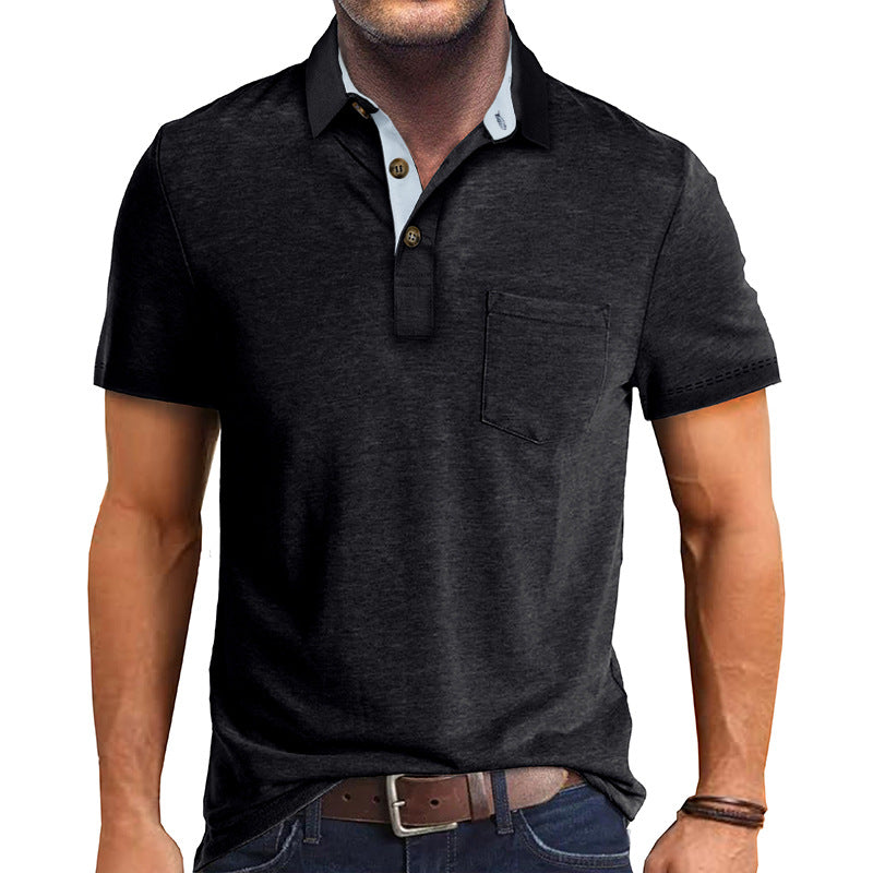 Men's Polo Shirt Modern Polo Collar Stylish