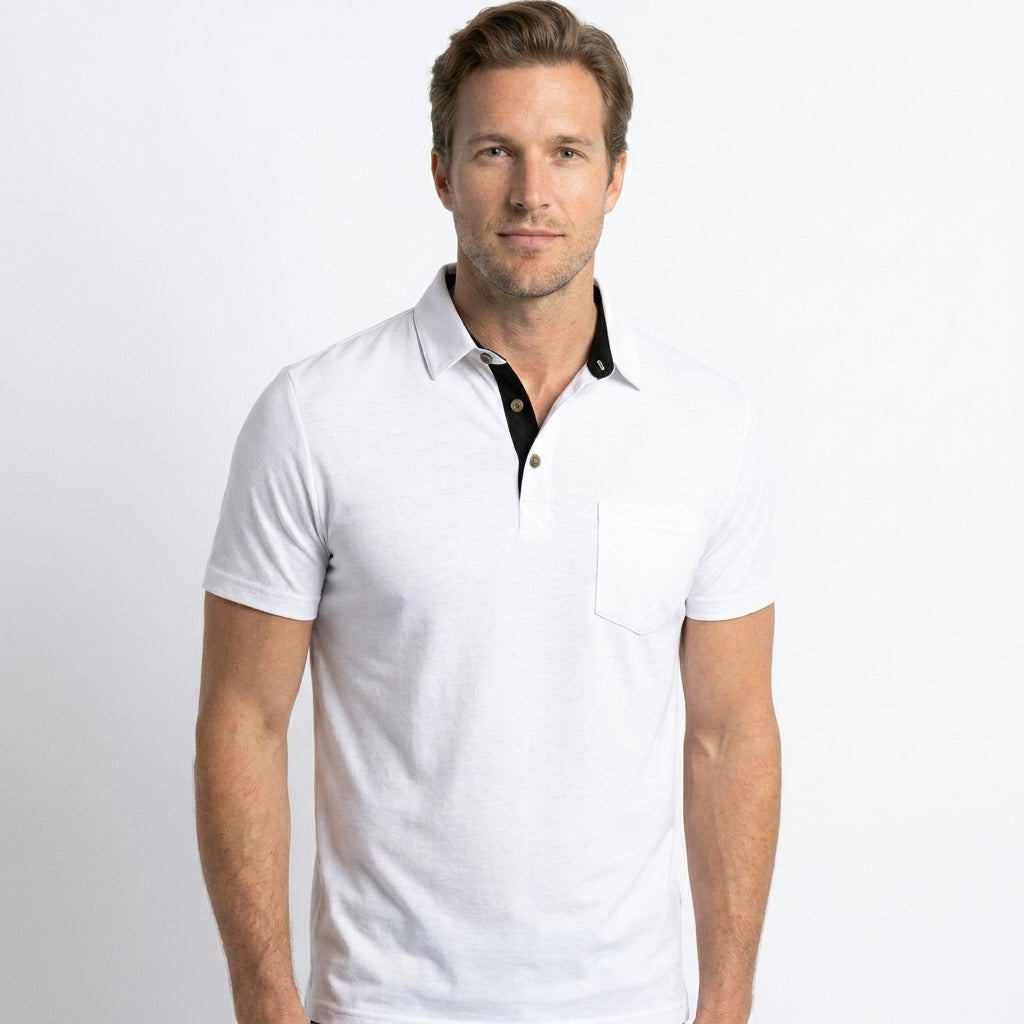 Men's Polo Shirt Modern Polo Collar Stylish