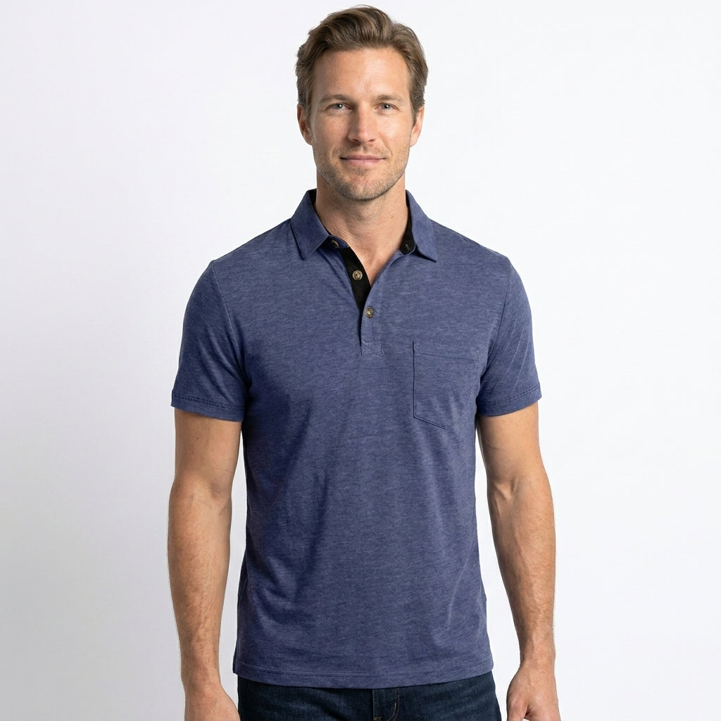 Men's Polo Shirt Modern Polo Collar Stylish