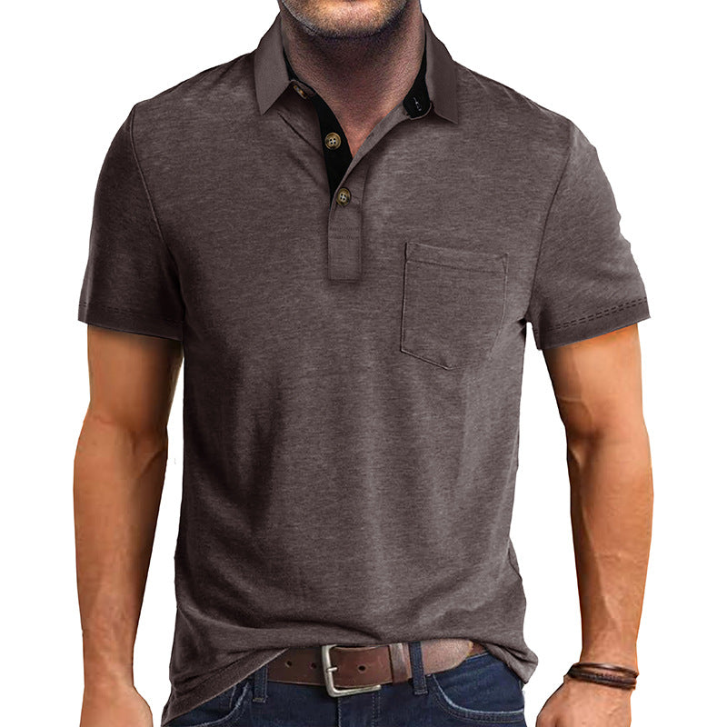 Men's Polo Shirt Modern Polo Collar Stylish