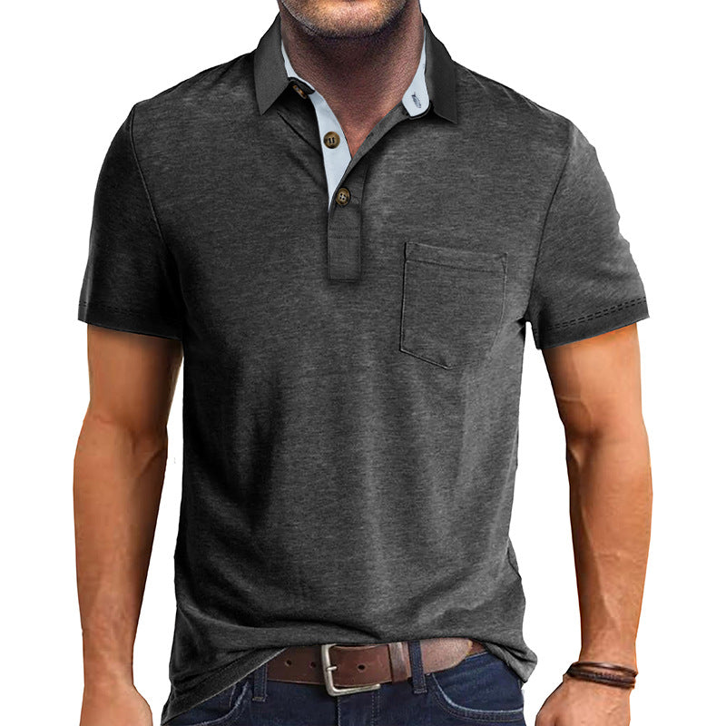 Men's Polo Shirt Modern Polo Collar Stylish