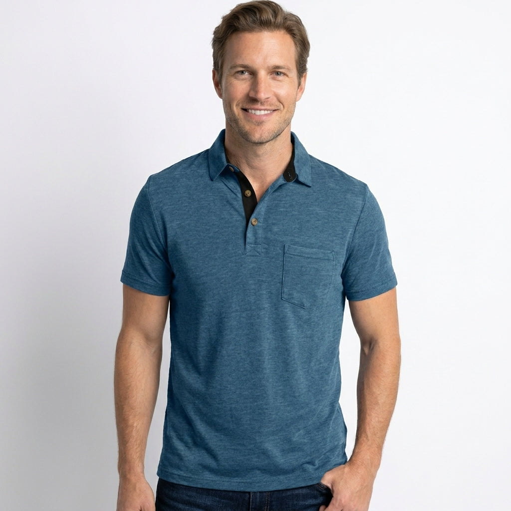 Men's Polo Shirt Modern Polo Collar Stylish