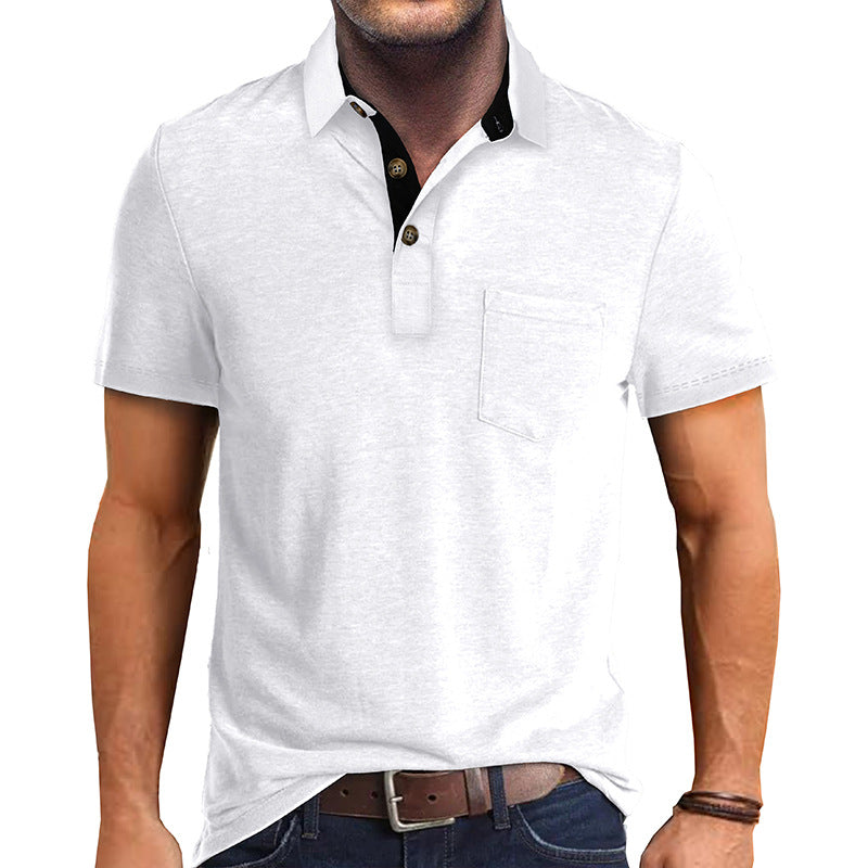 Men's Polo Shirt Modern Polo Collar Stylish
