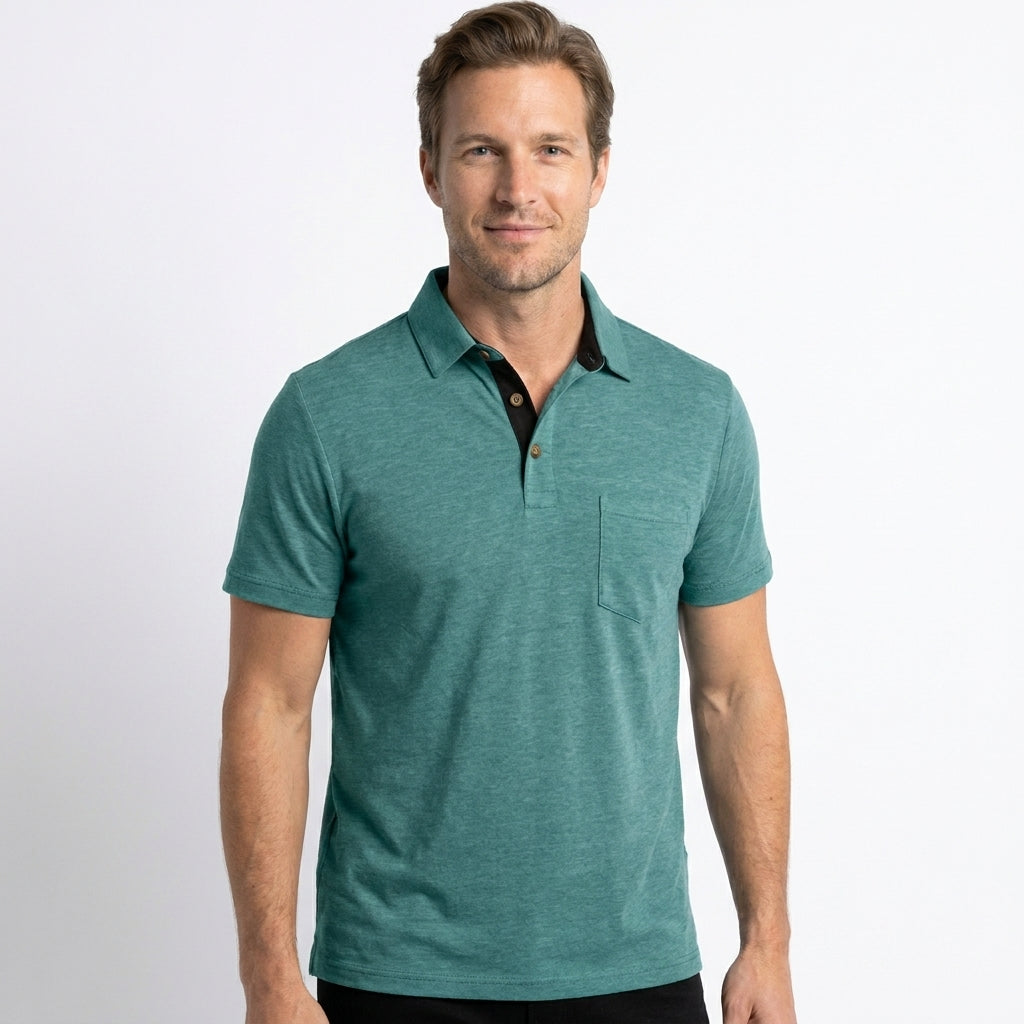 Men's Polo Shirt Modern Polo Collar Stylish