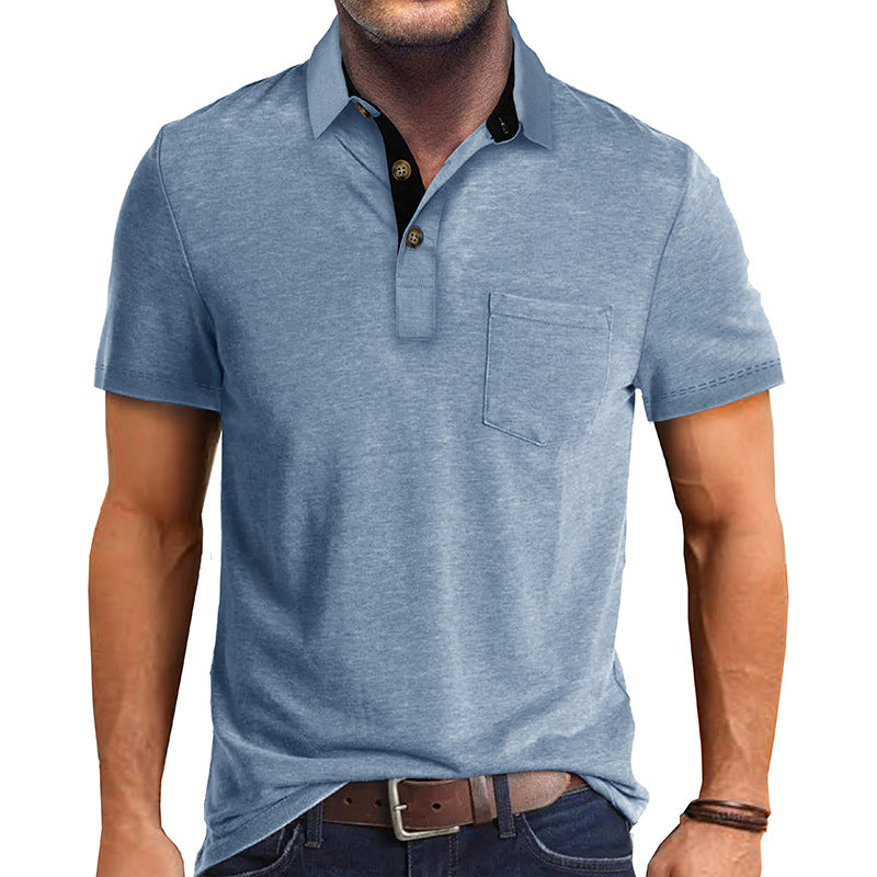 Men's Polo Shirt Modern Polo Collar Stylish