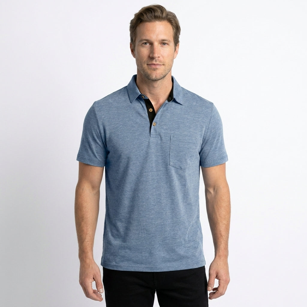 Men's Polo Shirt Modern Polo Collar Stylish